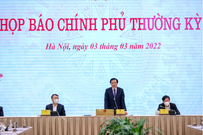 Họp báo Chính phủ thường kỳ tháng 2/2022
